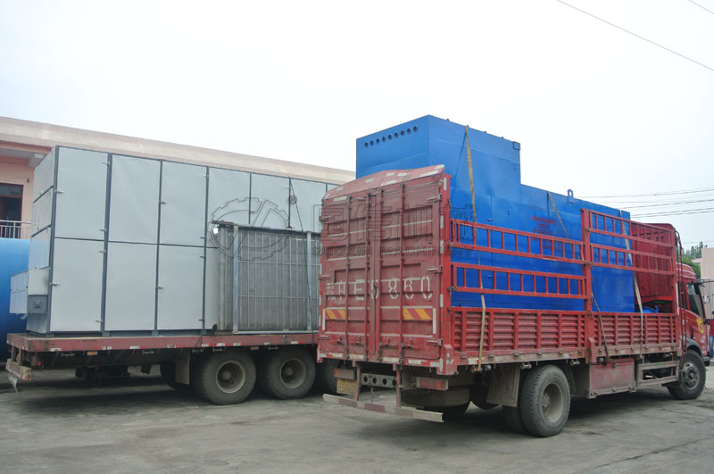 網(wǎng)帶式穿流干燥機和熱交換爐